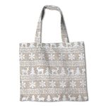 Tela Yute Decoración Arboles Blanco - Ribes y Casals