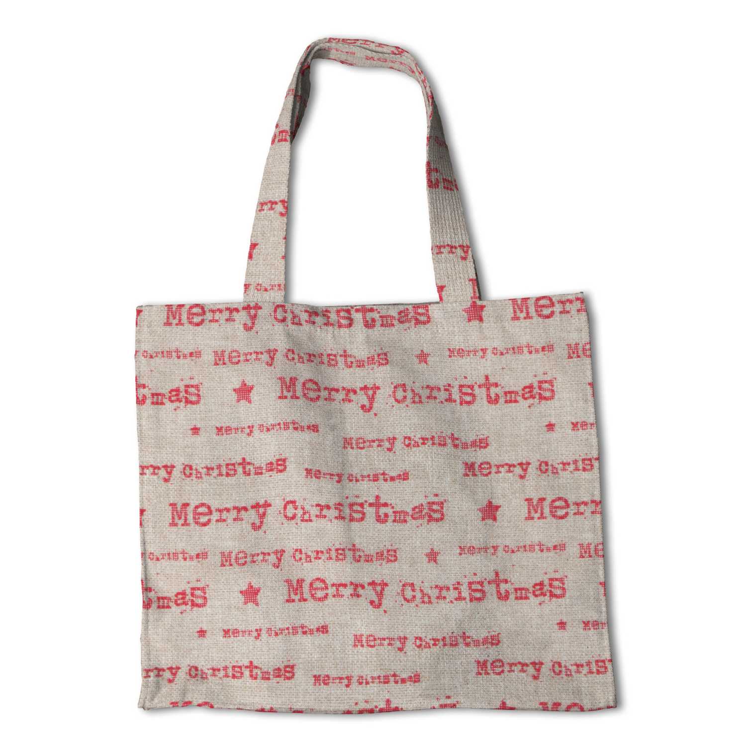 Tela Yute Decoración Letras Rojas - Ribes y Casals