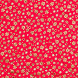 Tela Acolchado Navidad Rojo Estrellas Oro - Ribes y Casals