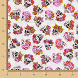 Algodón Skull Catrina Blanco - Ribes y Casals