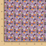 Algodón Halloween Lila - Ribes y Casals