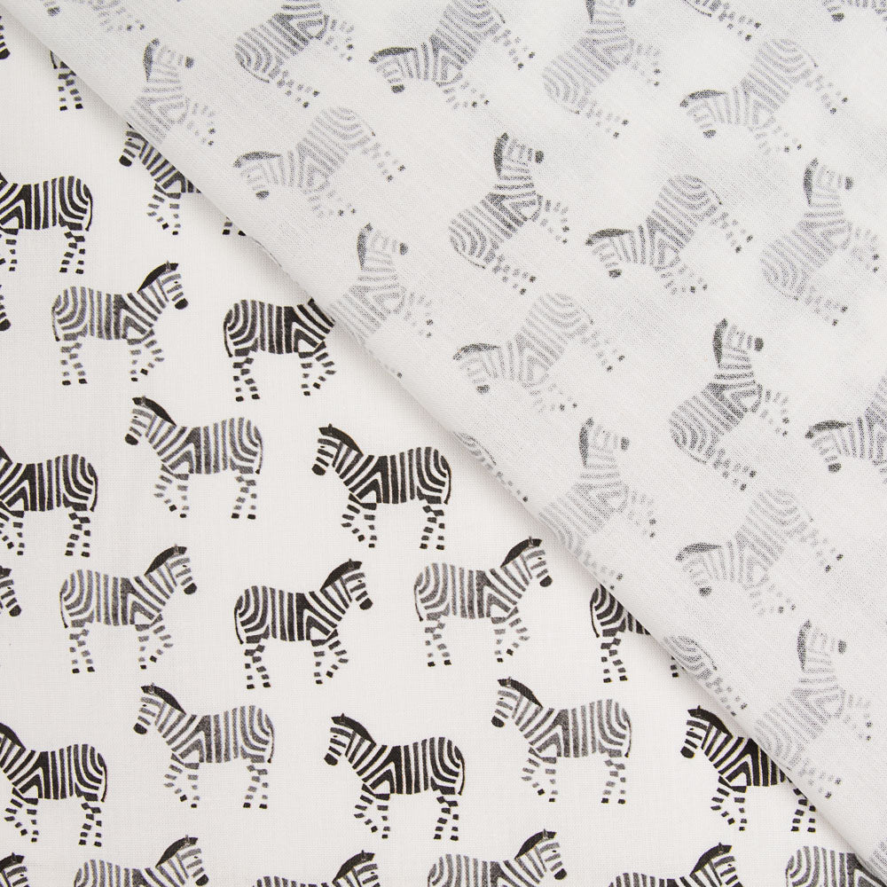 Algodón Antibacteriano Mini Cebras - Ribes y Casals