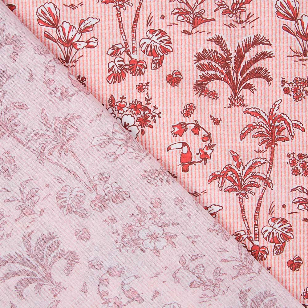 Algodón Popelín Vichy Tropical - Ribes y Casals