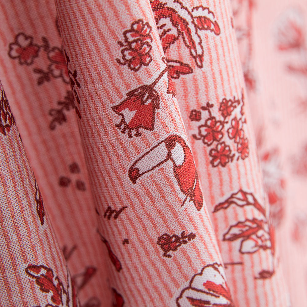 Algodón Popelín Vichy Tropical - Ribes y Casals