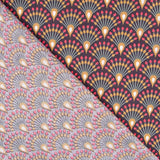 Algodón Abanico Granate - Ribes y Casals