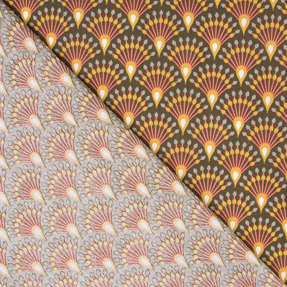 Algodón Abanico Kaki - Ribes y Casals