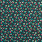 Algodón Bouquet Verde Oscuro - Ribes y Casals