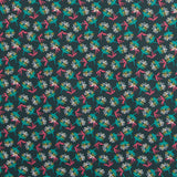 Algodón Bouquet Verde Oscuro - Ribes y Casals