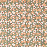 Algodón Popelín Floral Verde - Ribes y Casals