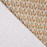 Algodón Popelín Floral Verde - Ribes y Casals