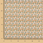 Algodón Popelín Floral Verde - Ribes y Casals