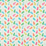 Algodón Popelín Piñas Verde - Ribes y Casals