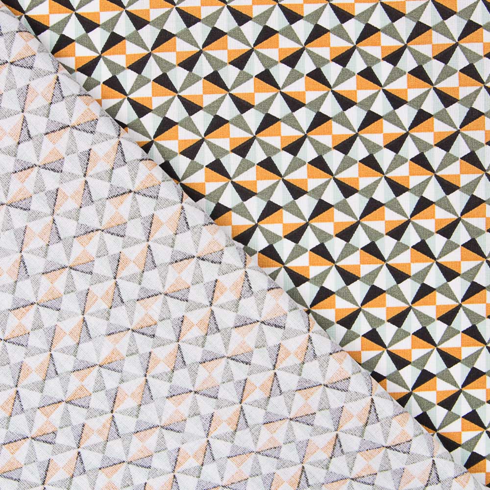 Algodón Prisma Verde Agua - Ribes y Casals