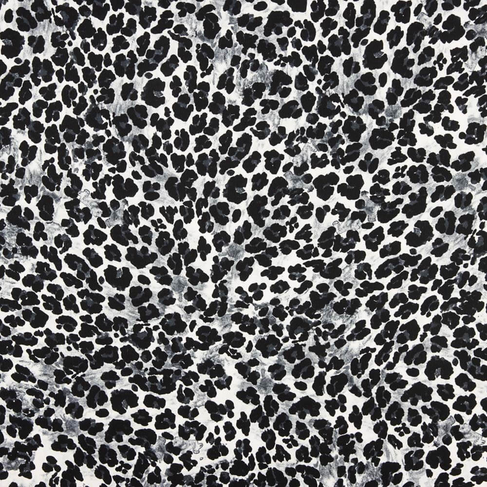 Georgette Leopardo Gris - Ribes y Casals