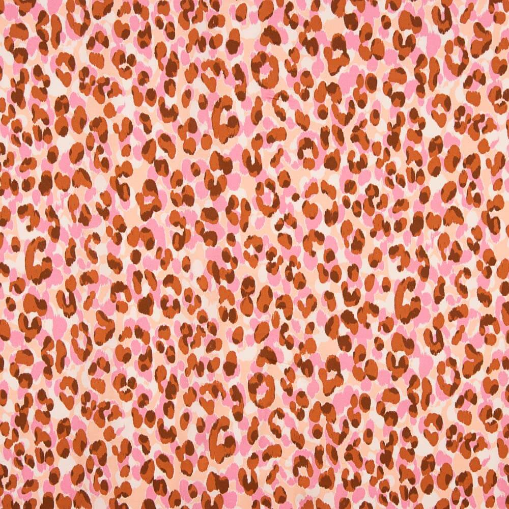 Viscosa Leopardo Rosa - Ribes y Casals
