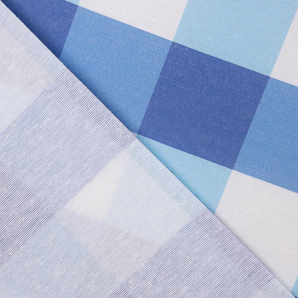 Mantel Resinado Cuadro Maxi Azul - Ribes y Casals