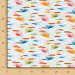 Popelín Barquitas Azul - Ribes y Casals