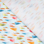 Popelín Barquitas Azul - Ribes y Casals