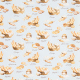 Popelín Baguette Azul - Ribes y Casals