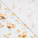 Popelín Baguette Azul - Ribes y Casals