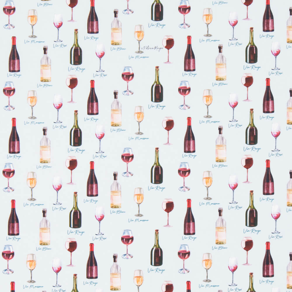 Popelín Vinos Azul - Ribes y Casals