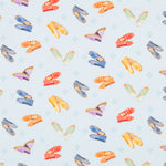 Popelín Alpargatas Azul - Ribes y Casals