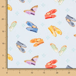 Popelín Alpargatas Azul - Ribes y Casals