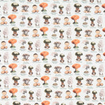 Popelín Setas Verde - Ribes y Casals