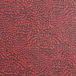 Tela Bambula Poliéster Moteado Rojo - Ribes y Casals