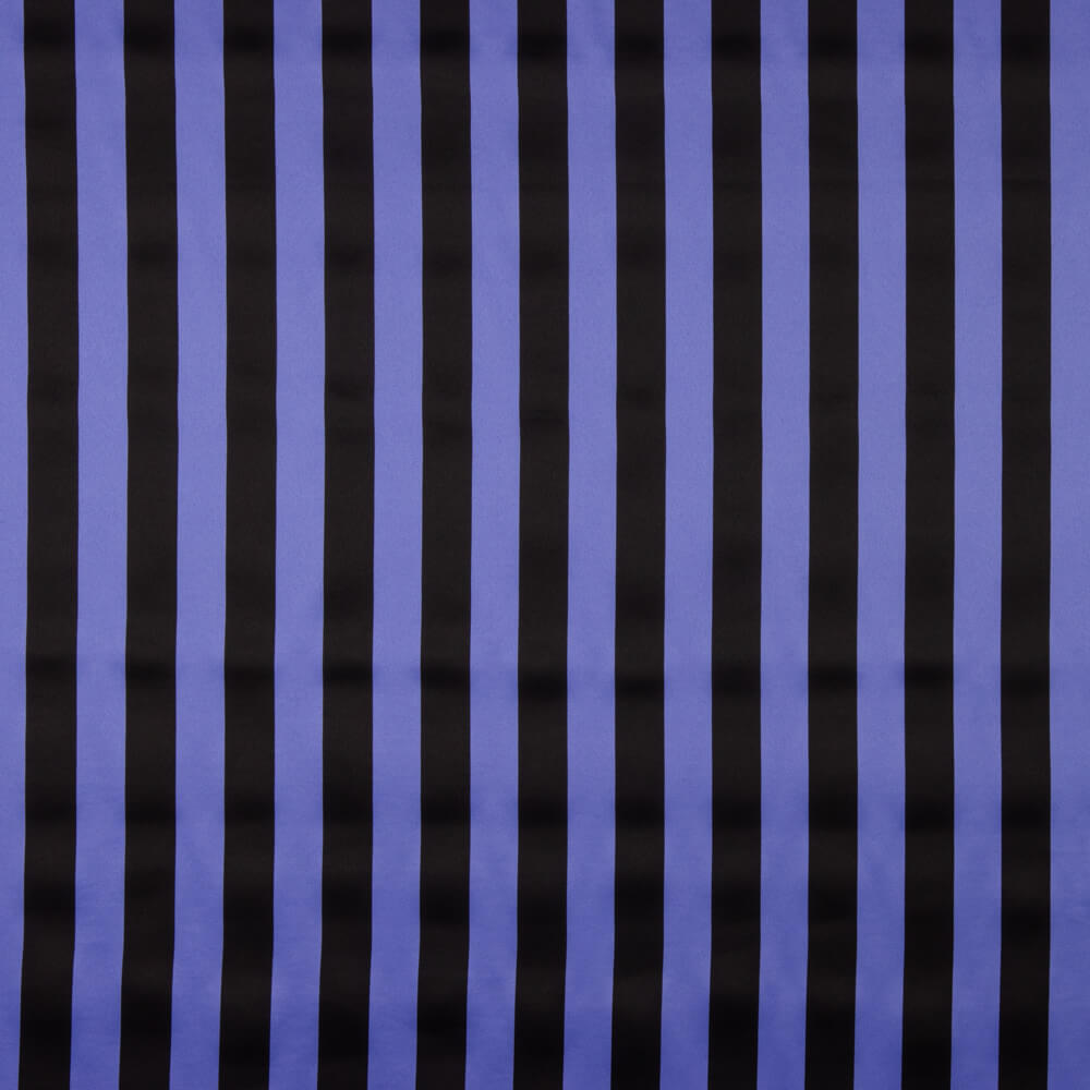 Raso Poliéster Rayas Moradas - Ribes y Casals