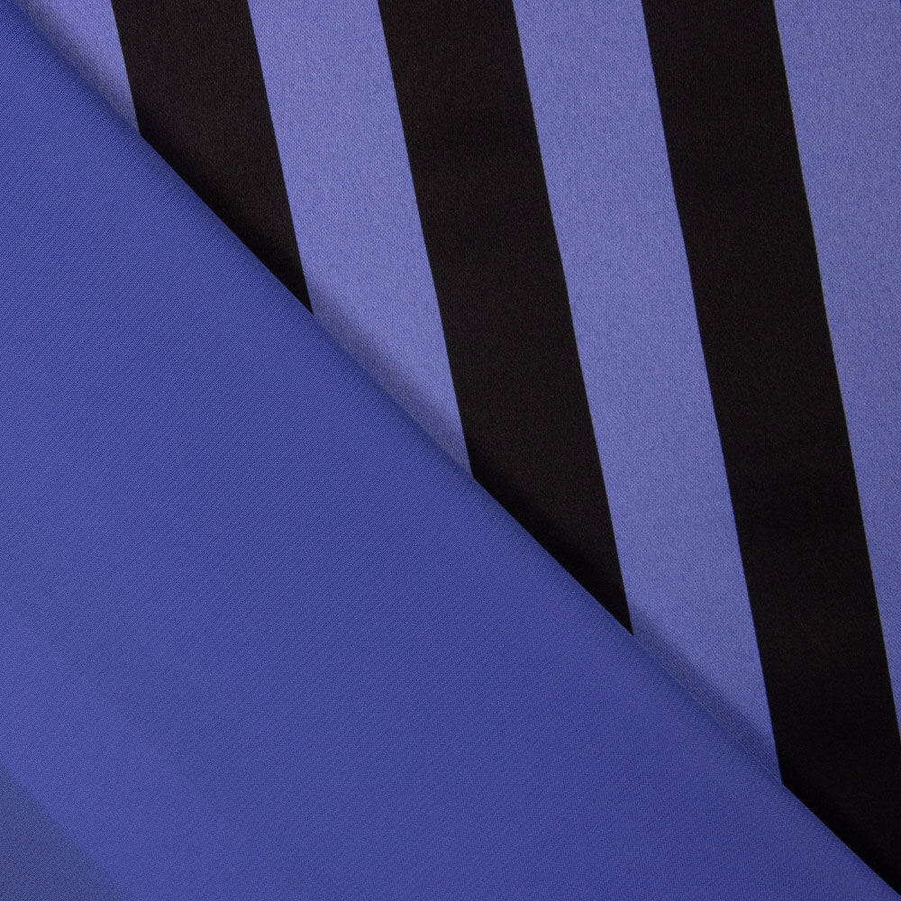 Raso Poliéster Rayas Moradas - Ribes y Casals