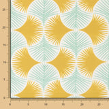 Loneta Estampada Geo Hojas - Ribes y Casals