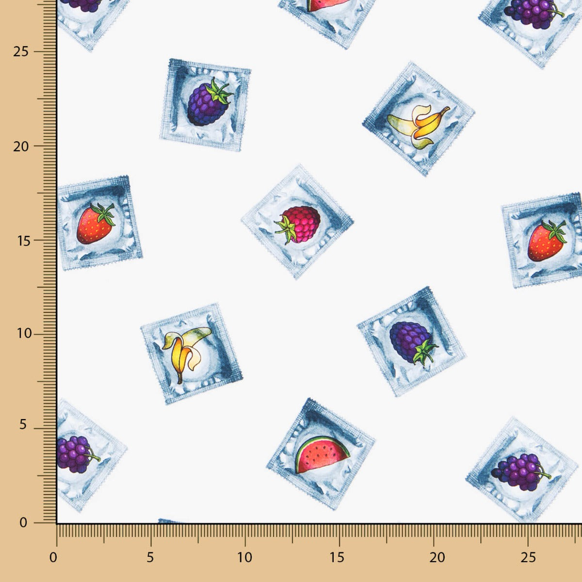 Popelín Condoms Blanco - Ribes y Casals