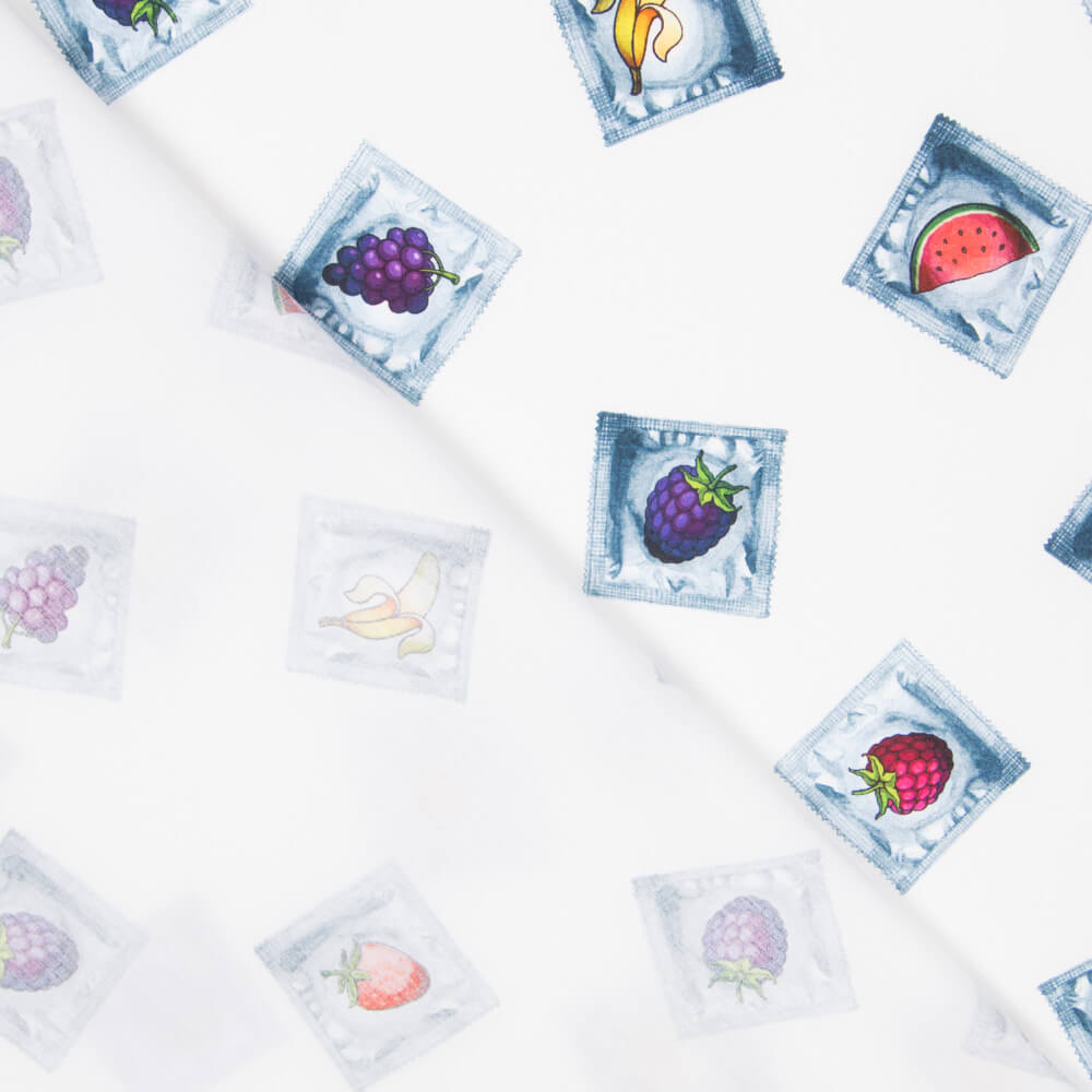 Retal Popelín Condoms Blanco 80x145cm - Ribes y Casals