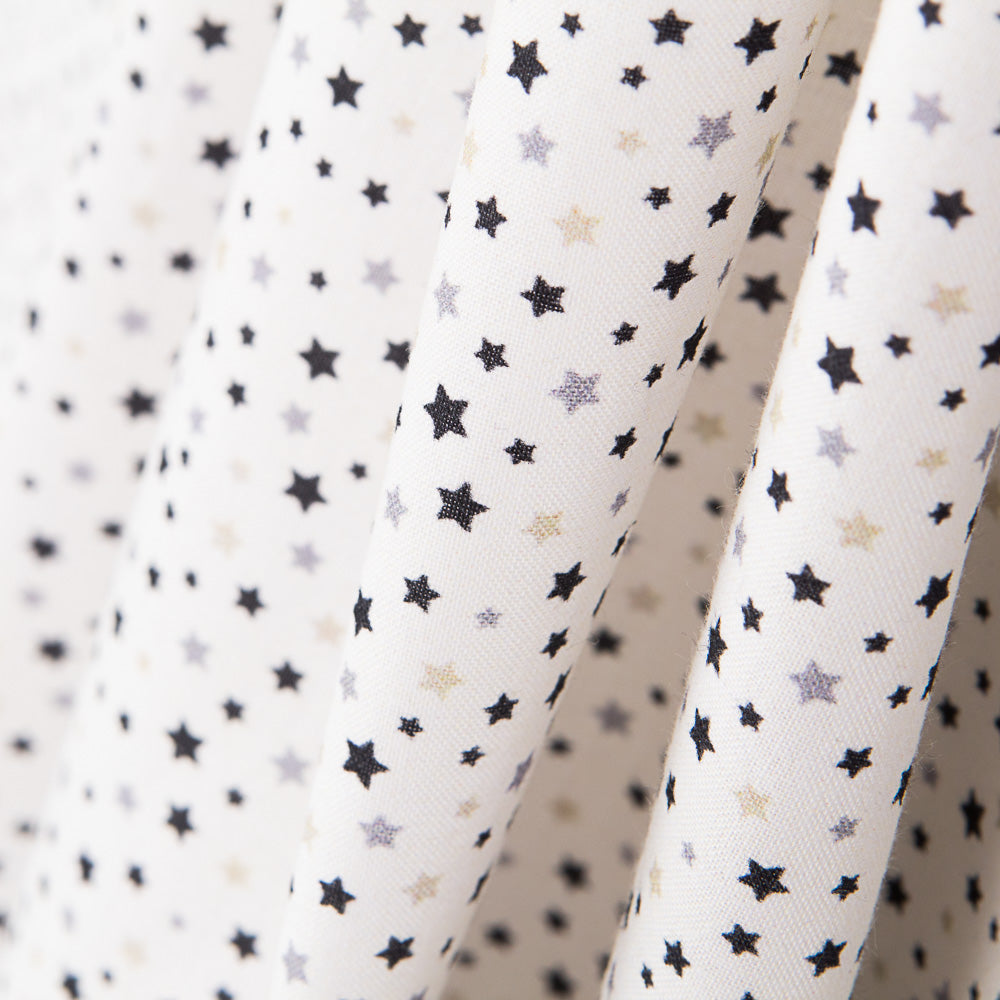 Algodón Multiestrellas Gris - Ribes y Casals