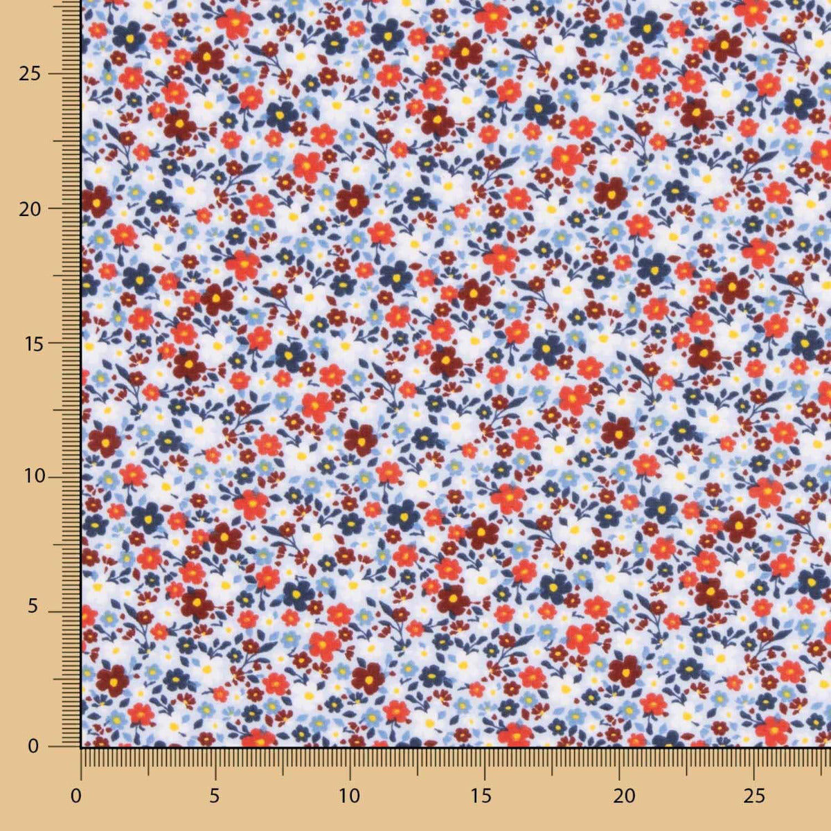 Popelín Algodón Flor Nuria - Ribes y Casals