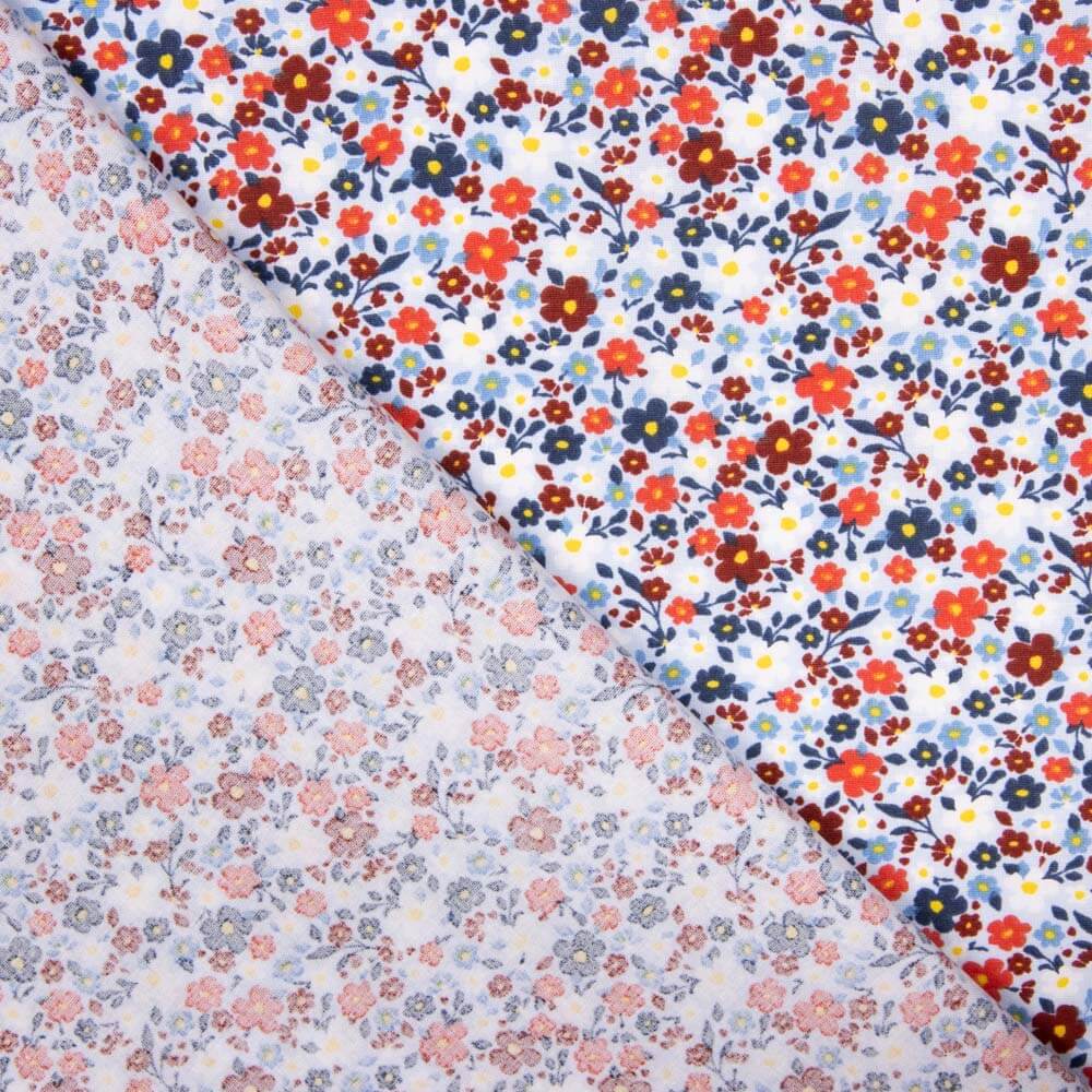 Popelín Algodón Flor Nuria - Ribes y Casals