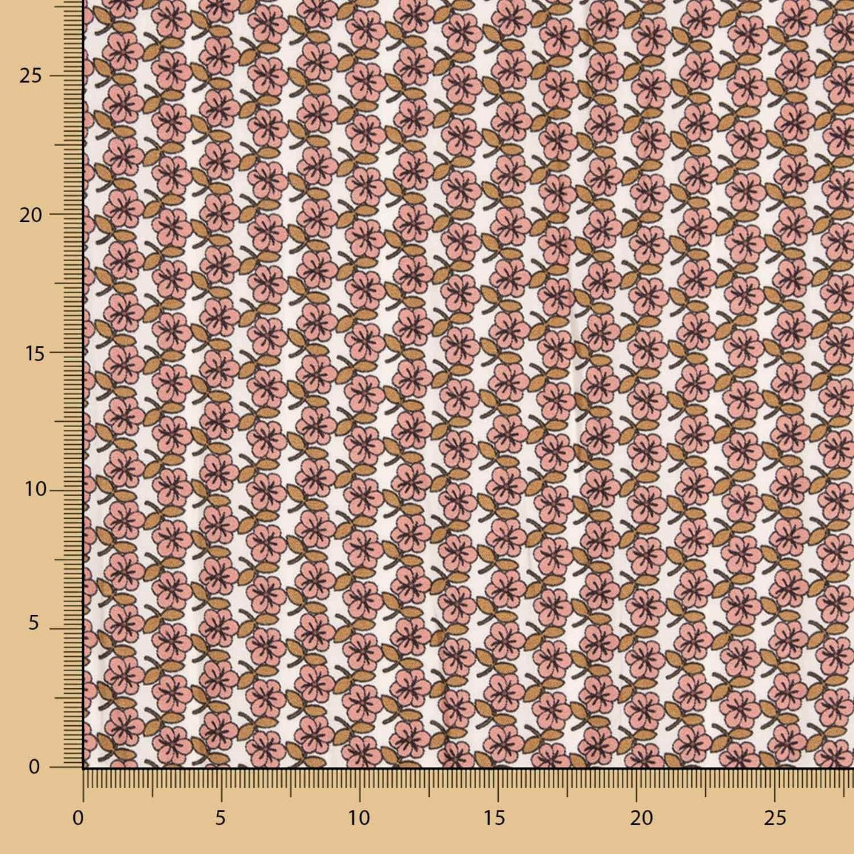 Satén Mate Flores Rosa Maquillaje - Ribes y Casals