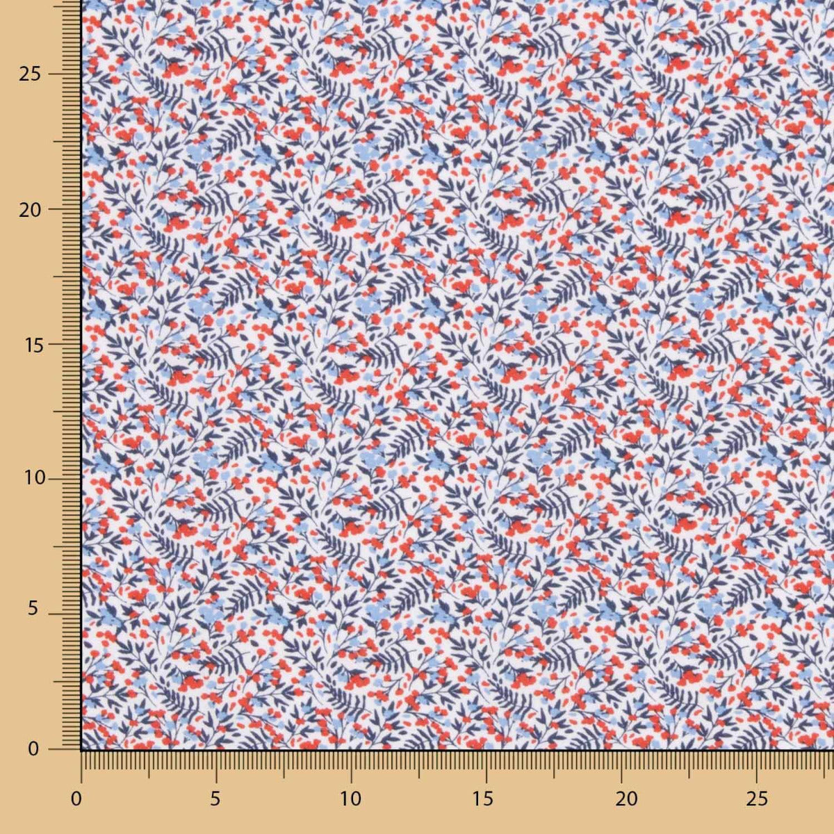 Popelín Algodón Flor Paula - Ribes y Casals