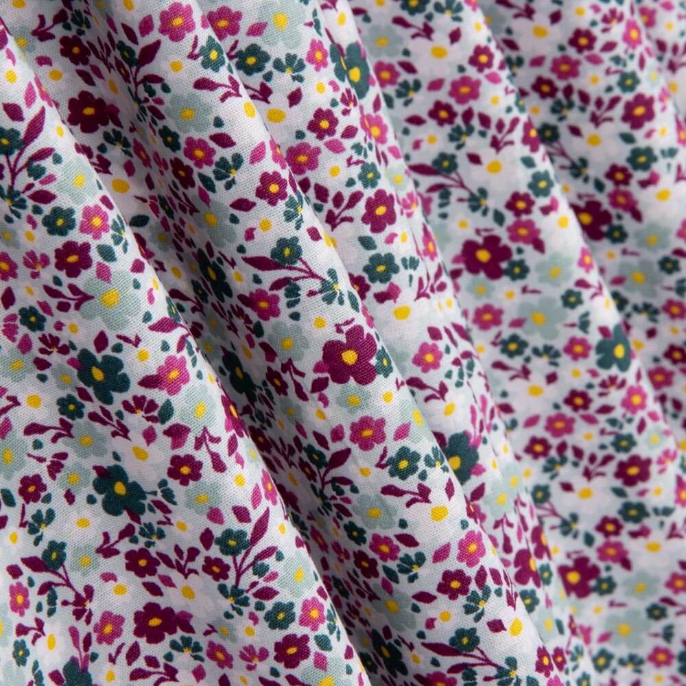 Popelín Algodón Flor Cristina - Ribes y Casals