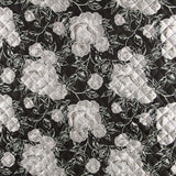 Tela Boatiné Brocado Rosa Plata - Ribes y Casals