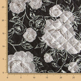 Tela Boatiné Brocado Rosa Plata - Ribes y Casals