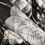 Tela Boatiné Brocado Rosa Plata - Ribes y Casals