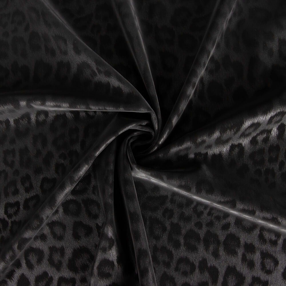 Doble Faz Elástico Jacquard Leopardo - Ribes y Casals