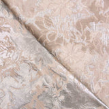 Tela Brocado Flor Plata - Ribes y Casals