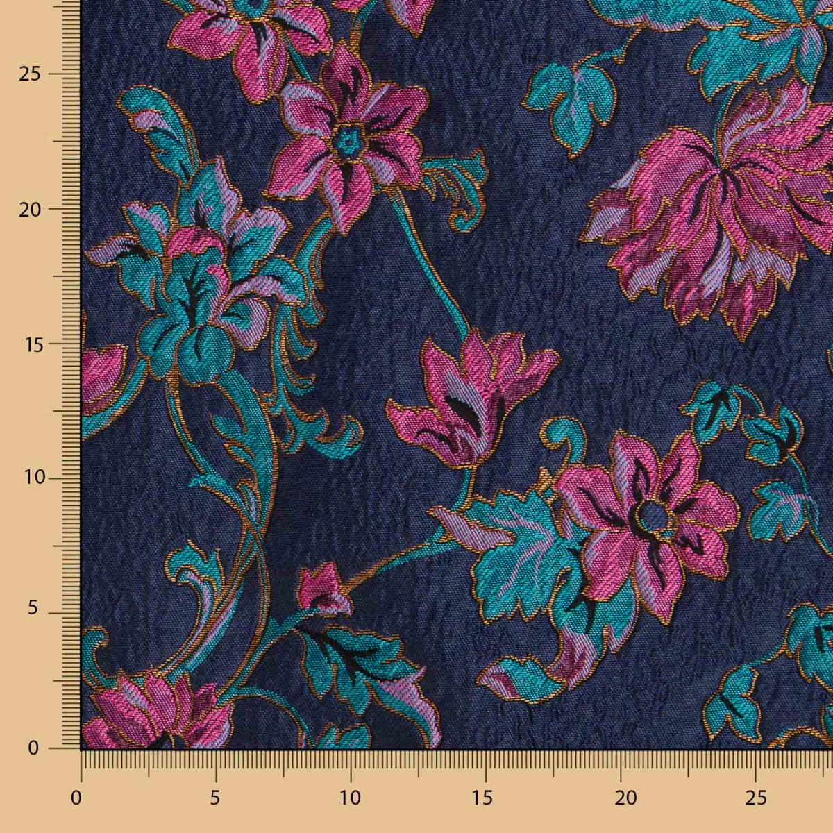 Brocado Flor Fucsia - Ribes y Casals