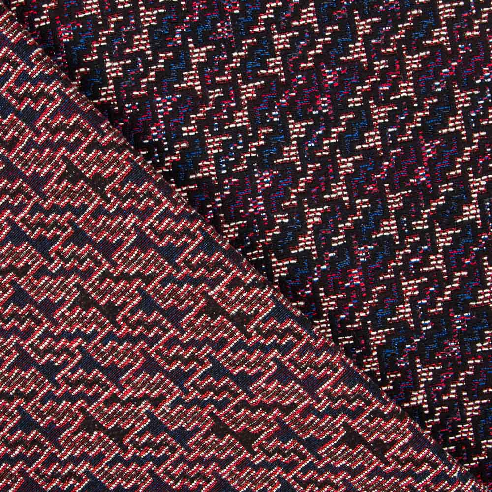 Brocado Zig-Zag Fucsia - Ribes y Casals