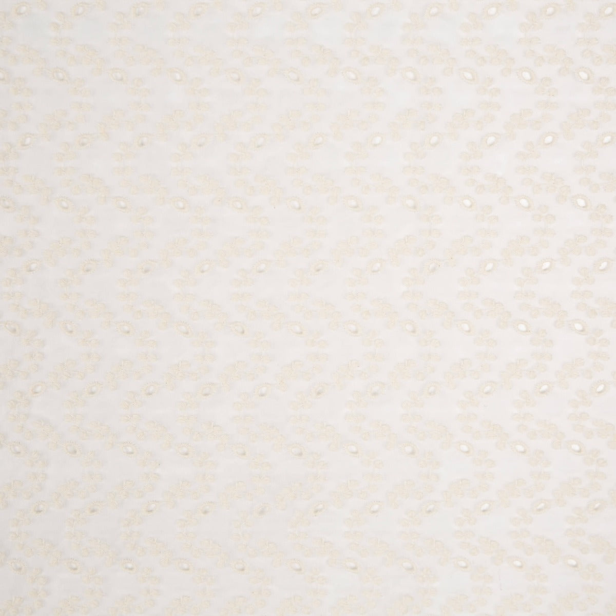 Gasa Poliéster Bordada Cruda Flor - Ribes y Casals