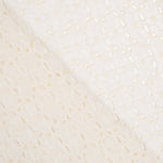 Gasa Poliéster Bordada Cruda Maxi Flor - Ribes y Casals