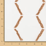 Tela Cortina Fantasía Geométrico Marrón - Ribes y Casals